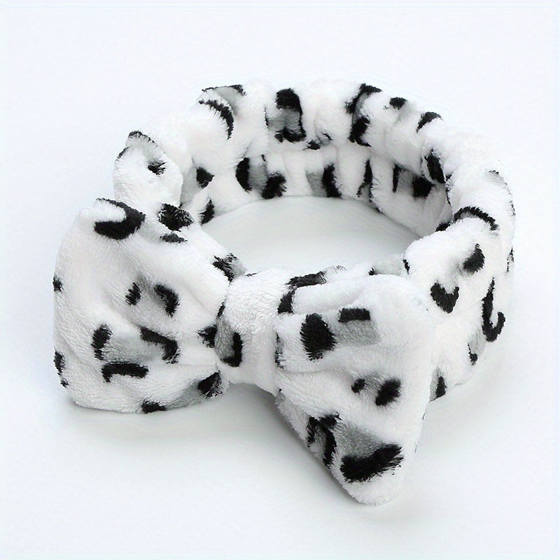 Plush Headband Wash Face Coral Fleece Head Hoop Women's Hair Accessories