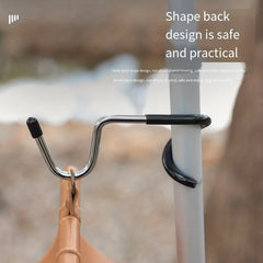 Stainless Steel Camping Light Hook S Shaped Non Slip