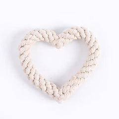 Dog Cotton Rope Chew Toy Teeth Cleaning Bite Training Toy