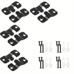 Flush Mount Bracket Set Stainless Steel for Mirror Photo Shelf Cabinet