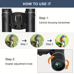 HD Long Distance Professional Binoculars Waterproof Portable Binoculars