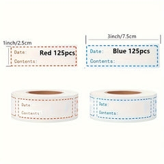 125pcs Seasoning Label Can Blank Sealing Sticker