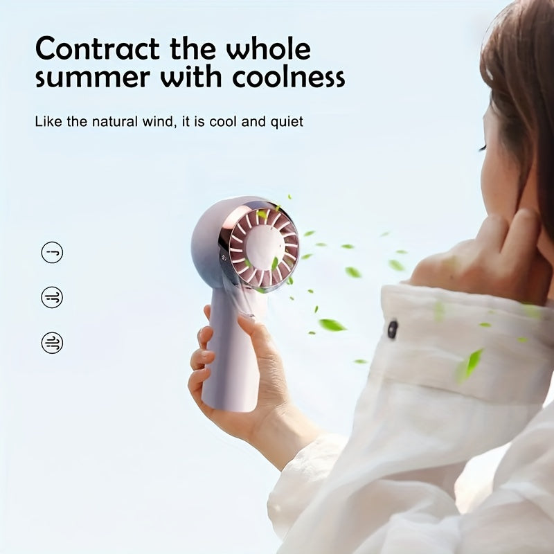 Portable Handheld Fan USB Charging Outdoor Camping Beach Fan