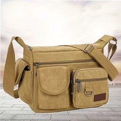 Large Capacity Men's Crossbody Backpack Briefcase Shoulder Bag