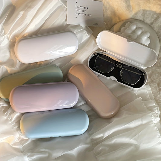 Cream Glasses Case Portable Sunglasses Storage Box