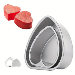 Heart Shaped Cake Pan Aluminum Love Shape Detachable