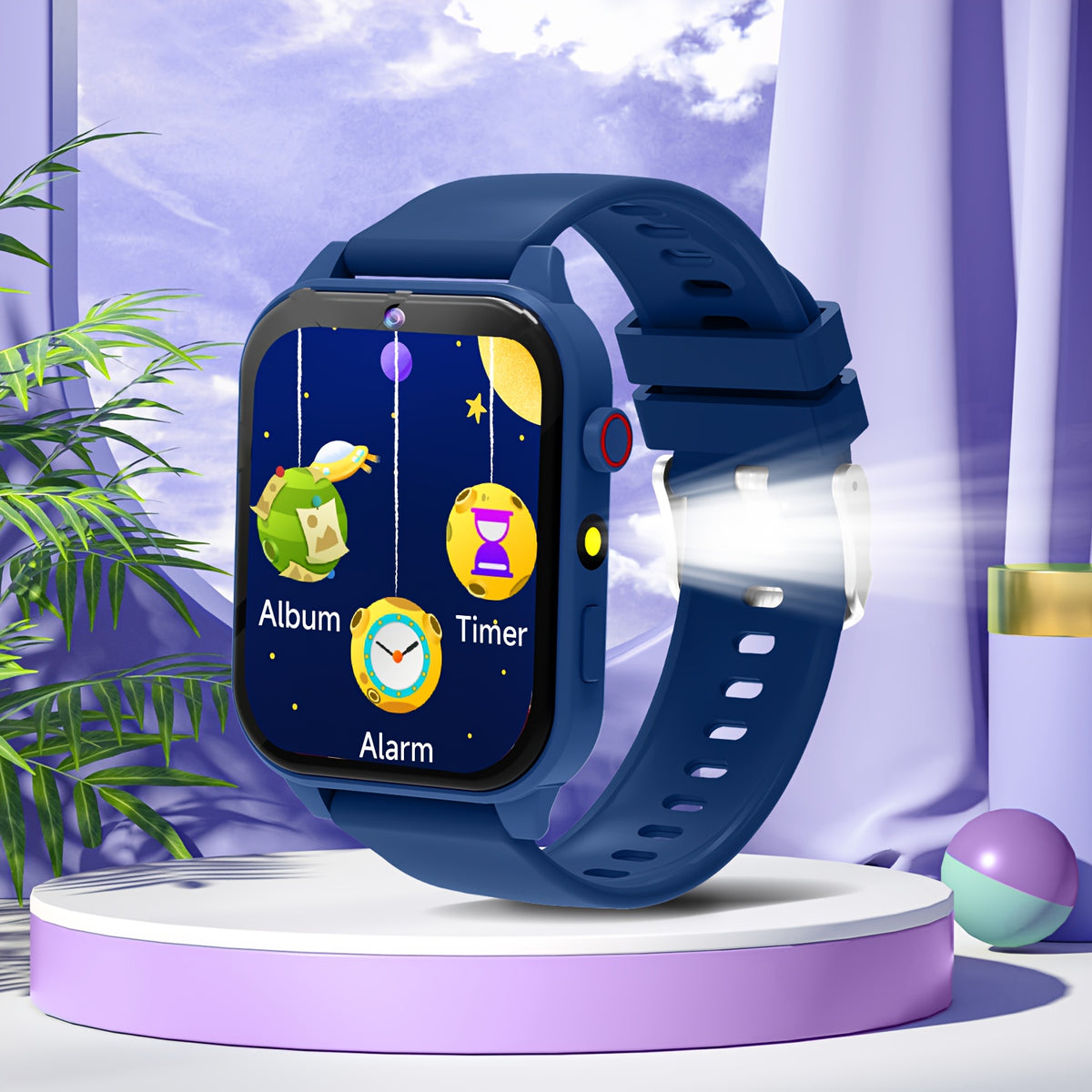 Smartwatch for Teens Game Watch with Educational Games Calculator Flashlight