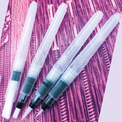 4 Nylon Bristle Paintbrushes Set for Artists and Beginners