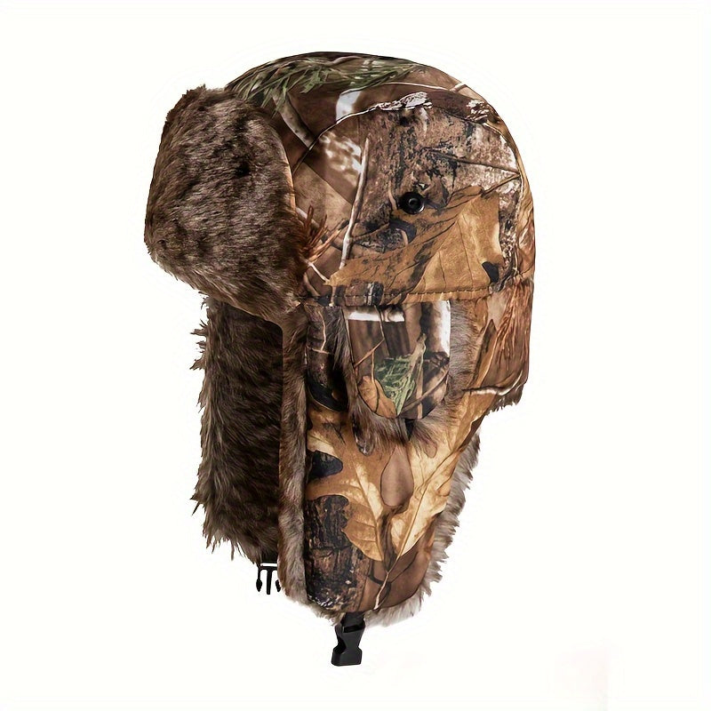 Winter Camouflage Trooper Cap Windproof Coldproof Cycling Hat