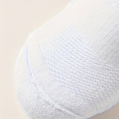 Comfy Solid Socks 2 Pairs Breathable Women's Stockings & Hosiery