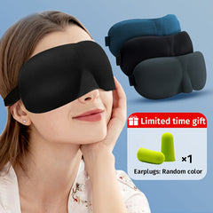 3D Eye Mask for Travel Comfortable Sleep Blackout Night Sleeping Eyeshade