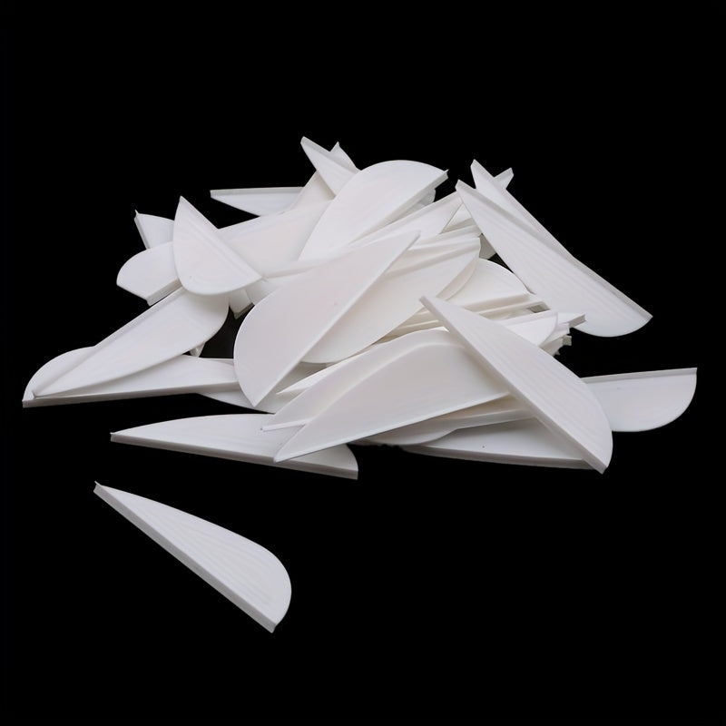 50pcs Plastic Feather Arrow Archery DIY Accessory for Compound Bow
