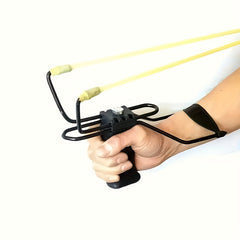 Outdoor Slingshot with Wrist Support & Beads