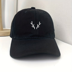 Funny American Flag & Deer Embroidered Cap for Men Women