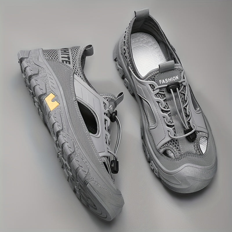Men's Durable No Tie Sandals for Hiking Trekking
