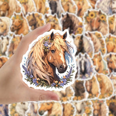 55pcs Cartoon Stickers PVC for Water Bottles Computers Guitars Bicycles
