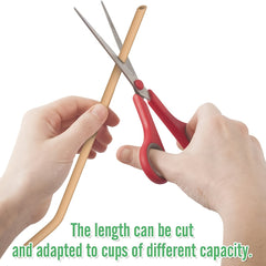 6pcs Silicone Straw Replacement For 40Oz Tumbler Colorful Reusable Bent Straws