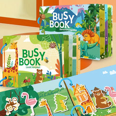 Interactive Alphabet Learning Sticker Book for Kids Ages 3-6