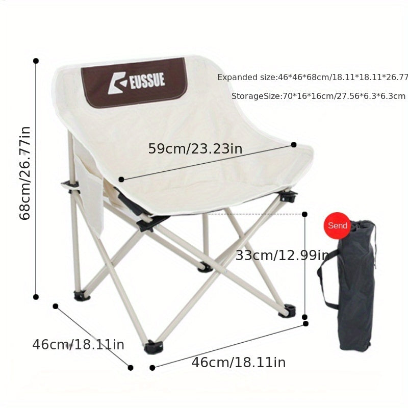Portable Folding Moon Chair Outdoor Camping Picnic