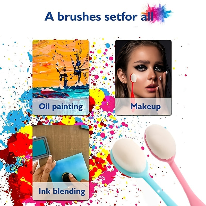 5pcs Blending Brushes for Crafts Craft Ink Blending Brushes