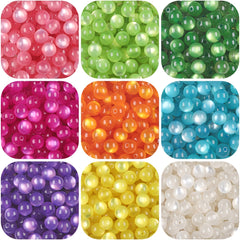 Resin Cat Eye Beads 100pcs Pack