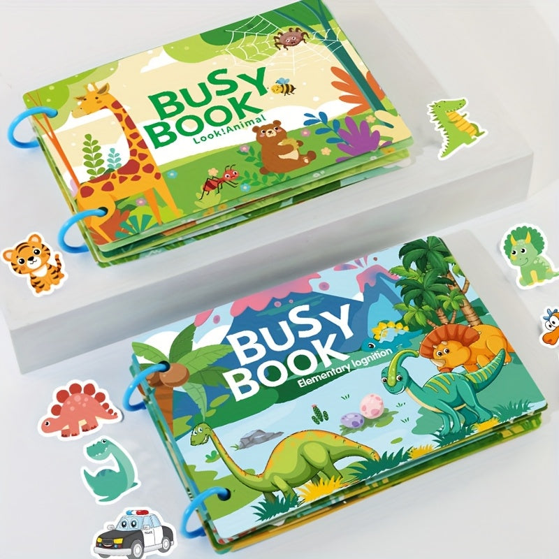 Interactive Alphabet Learning Sticker Book for Kids Ages 3-6