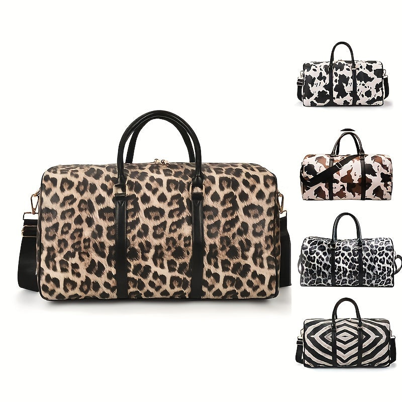 Animal Pattern Sports Bag Lightweight Crossbody Travel Storage
