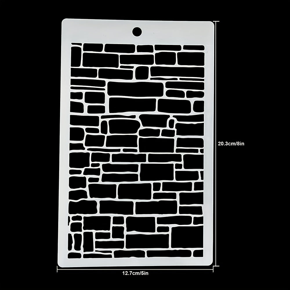 Bricks Background Layering Stencil for Scrapbook Painting Embossing