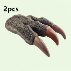 Dinosaur Claw Puppets Green Gloves for Halloween Christmas