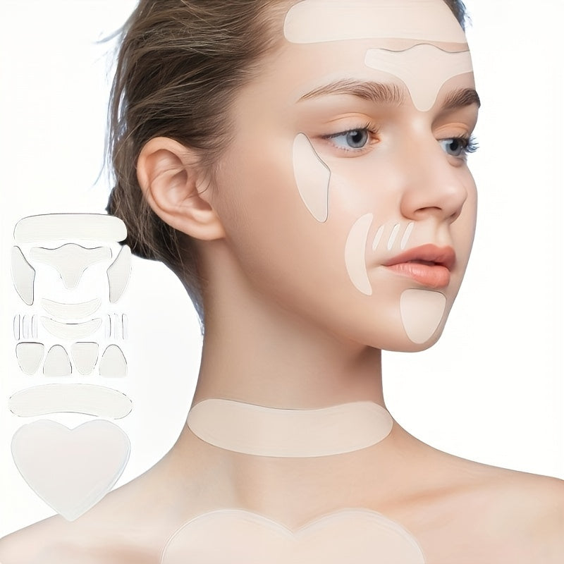 Silicone Wrinkle Diminishing Pad Face Forehead Neck Hand Care