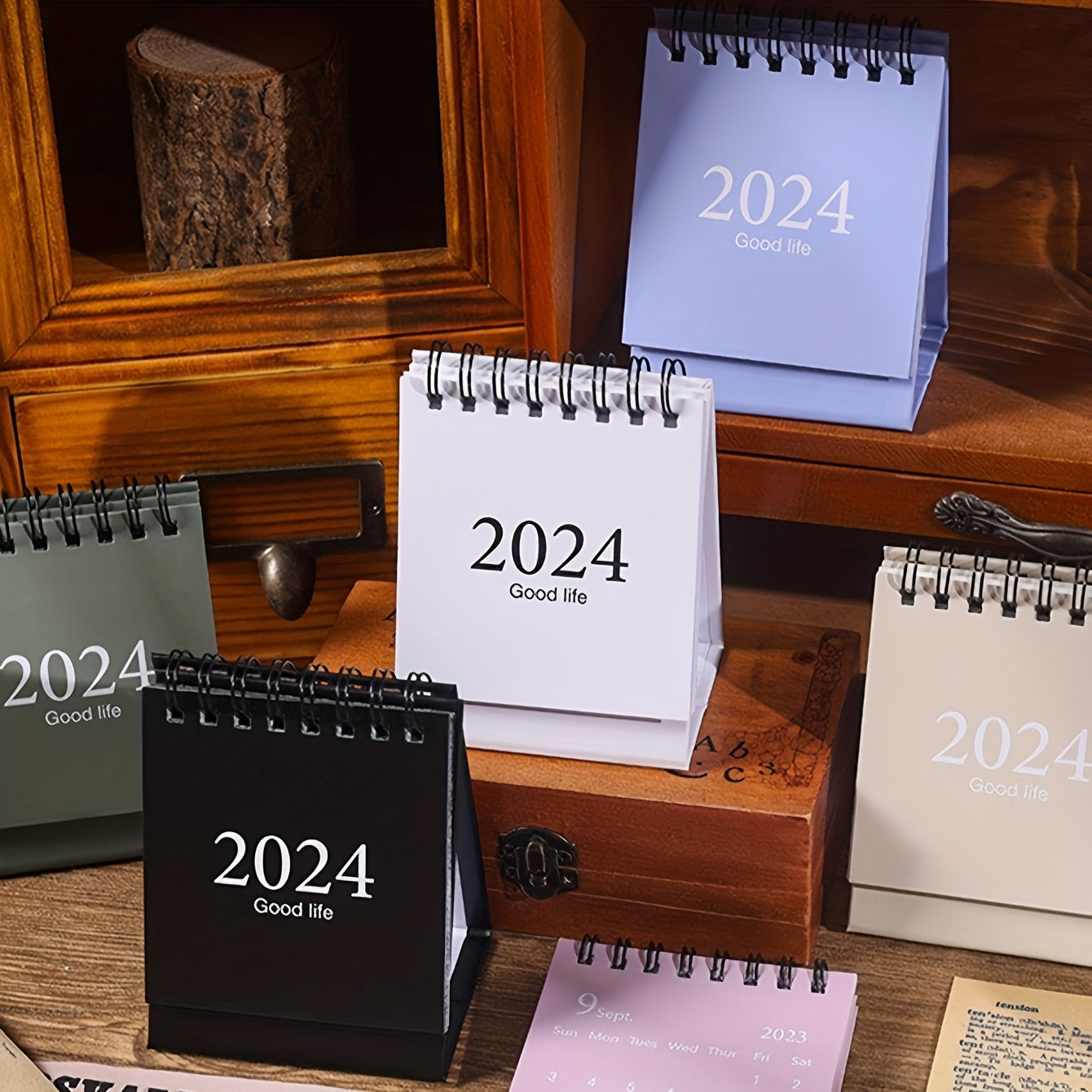 Small Desk Calendar Office Supplies Student Desktop Decoration Planner