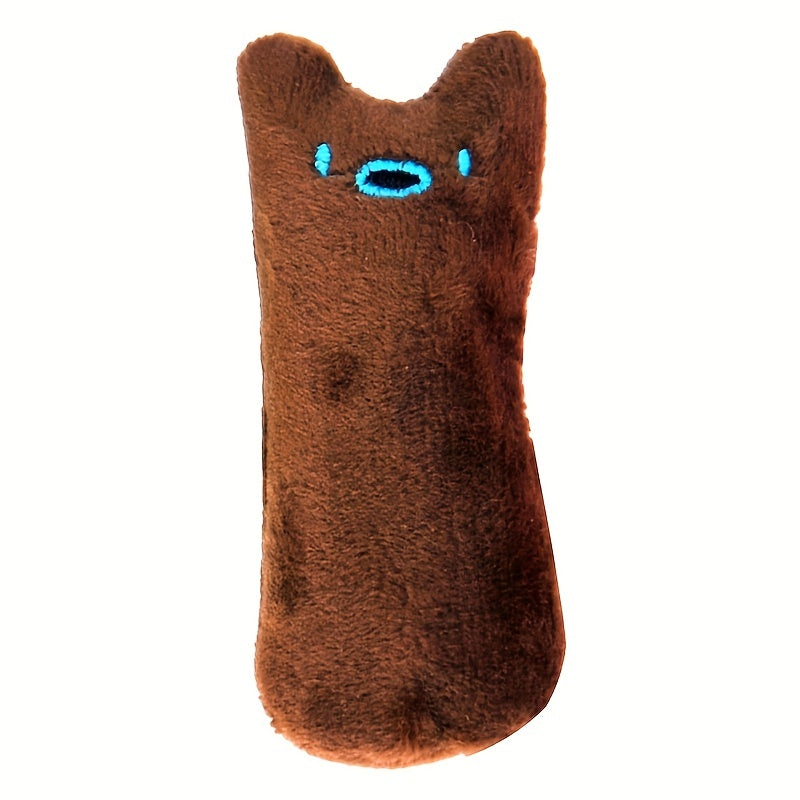 Cartoon Cat Teeth Grinding Bite Funny Plush Toy