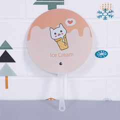 5pcs Cartoon Fan Small Animal Pattern Fan For Kids Girls Women