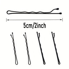 50pcs Invisible Hair Pin Bobby Pin Hair Clip For Styling Bangs Girls