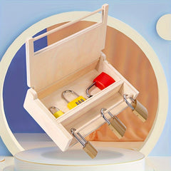 Kids' Educational Lock and Key Toy Set for Home School - Gift Idea