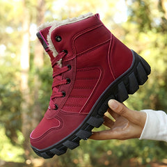 Thermal Snow Boots High Top Winter Keep Warm Flat Snow Shoes