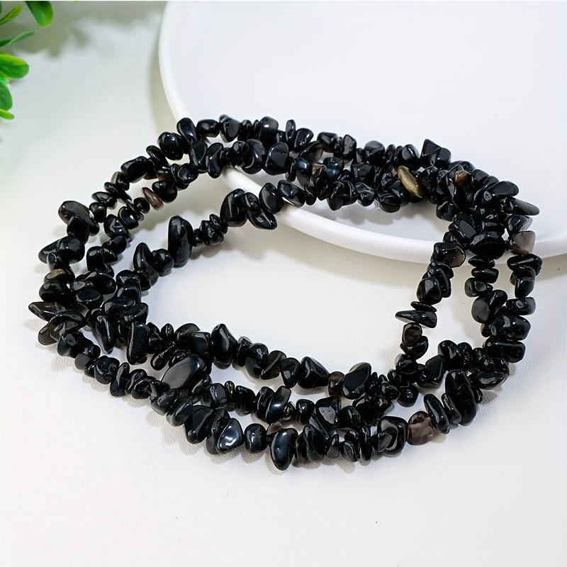 Natural Stone Amethyst Tiger Eye Beads 5-8mm DIY Jewelry