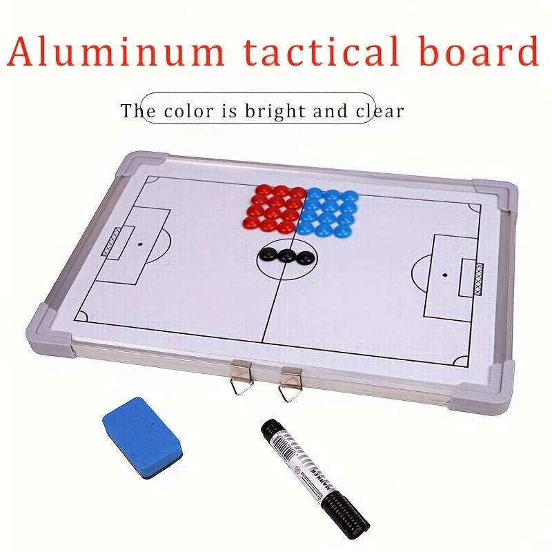 Aluminum Alloy Magnetic Soccer Tactics Board Football Coaching Clipboard