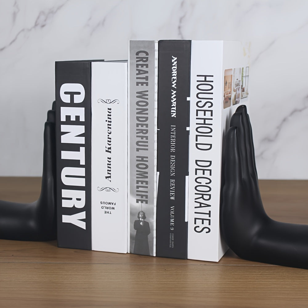Palm Statue Book Stand Home Decoration Desktop Book Organizer