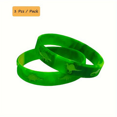Jurassic Dinosaur Silicone Bracelet for Dino Theme Parties