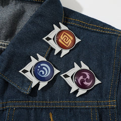 Men's Luminous Style Brooch Clothes Accessories