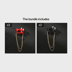 Sewing Machine Tassel Brooch Men's Chain Suit Personality Accessories