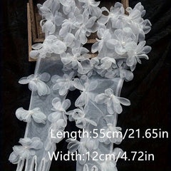 Ivory Lace Bridal Gloves for Weddings and Events