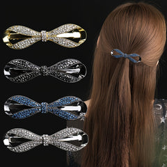Crystal Bowknot Spring Clip Women's Hair Clip