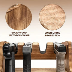 Solid Wood Rack Organizer with Drawer, Heavy Duty Holder