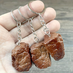 Beef Keychain Bag Wallet Pendant - Food Accessory