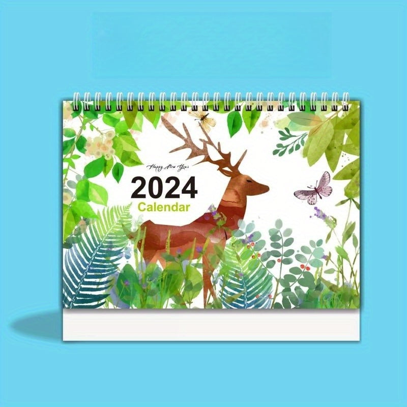 365 Days Countdown Coil Desk Calendar American Holiday Note Taking Calendar