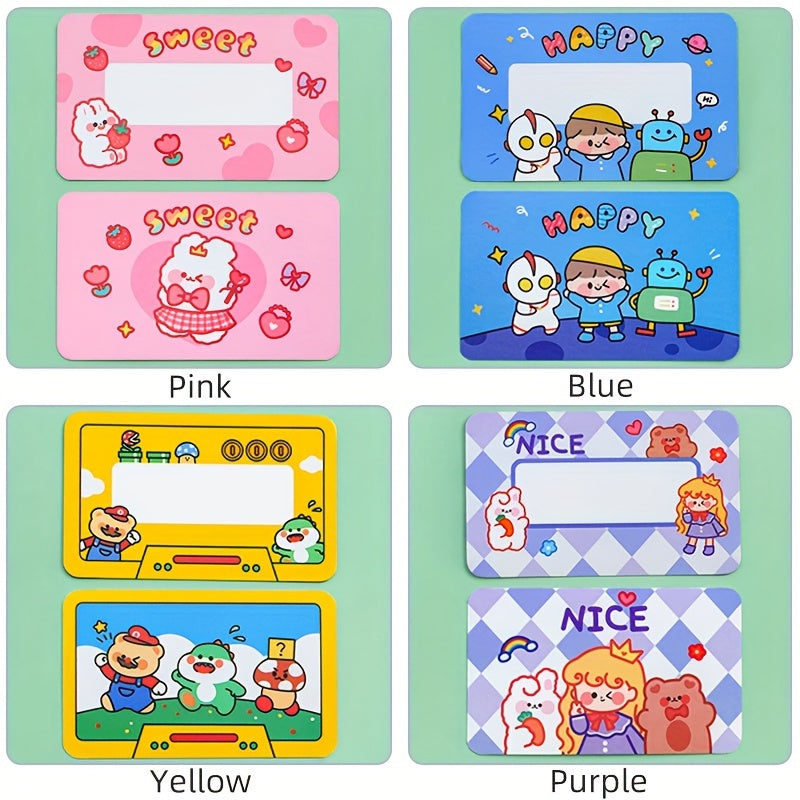 20pcs Animal Scratch Cards with Stickers DIY Surprise Game