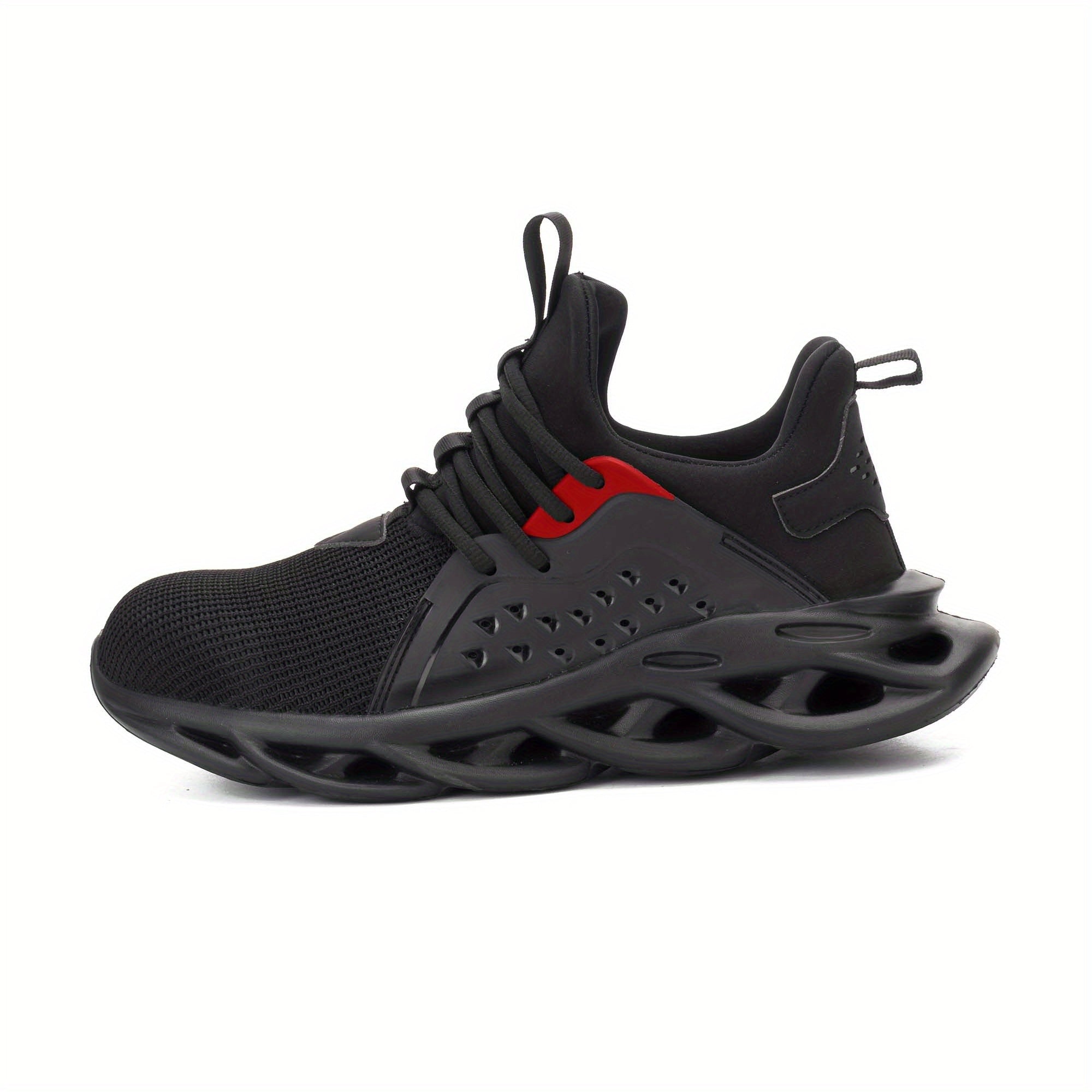 Men's Steel Toe Work Safety Shoes Puncture Proof Anti skid Work Sneakers