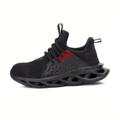 Men's Steel Toe Work Safety Shoes Puncture Proof Anti skid Work Sneakers